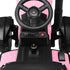 XL Kids Ride On Tractor 12V with Trailer Remote Pink