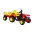 XL Kids Ride On Tractor 12V with Trailer Remote Red