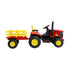 XL Kids Ride On Tractor 12V with Trailer Remote Red