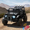 Mazam Ride on Car Electric Jeep Bluetooth Black