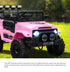 Mazam Ride on Car Electric Jeep Bluetooth Pink