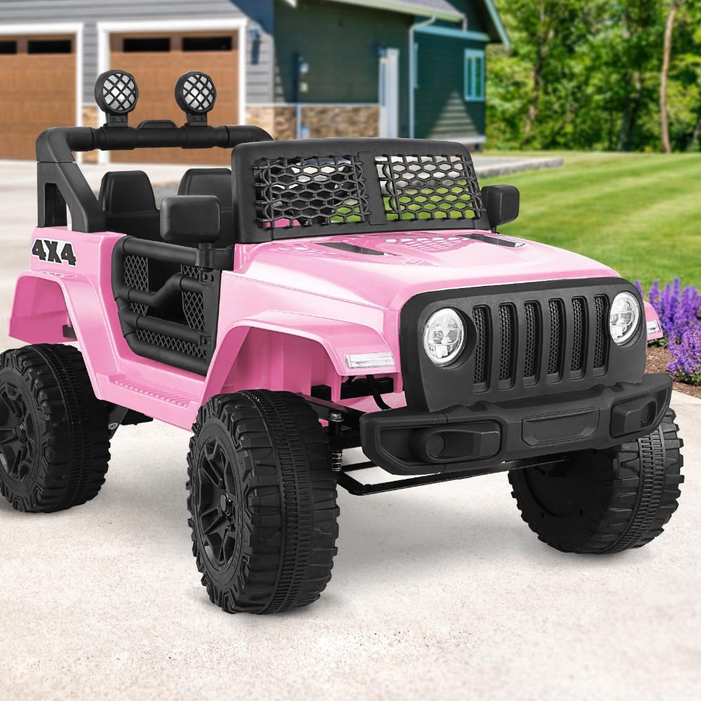 Kids Ride On Car with Twin Motors and Remote Pink