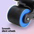 Everfit Ab Roller Automatic Rebound Abdominal Wheel Home Gym Workout Blue