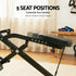 Foldable Squat Machine Deep Squat Rowing Machine 5 Adjustable Seat Home Gym