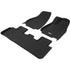 Weisshorn Tesla Model Y Rubber Mats Carpets Front Rear Set RHD 21-24