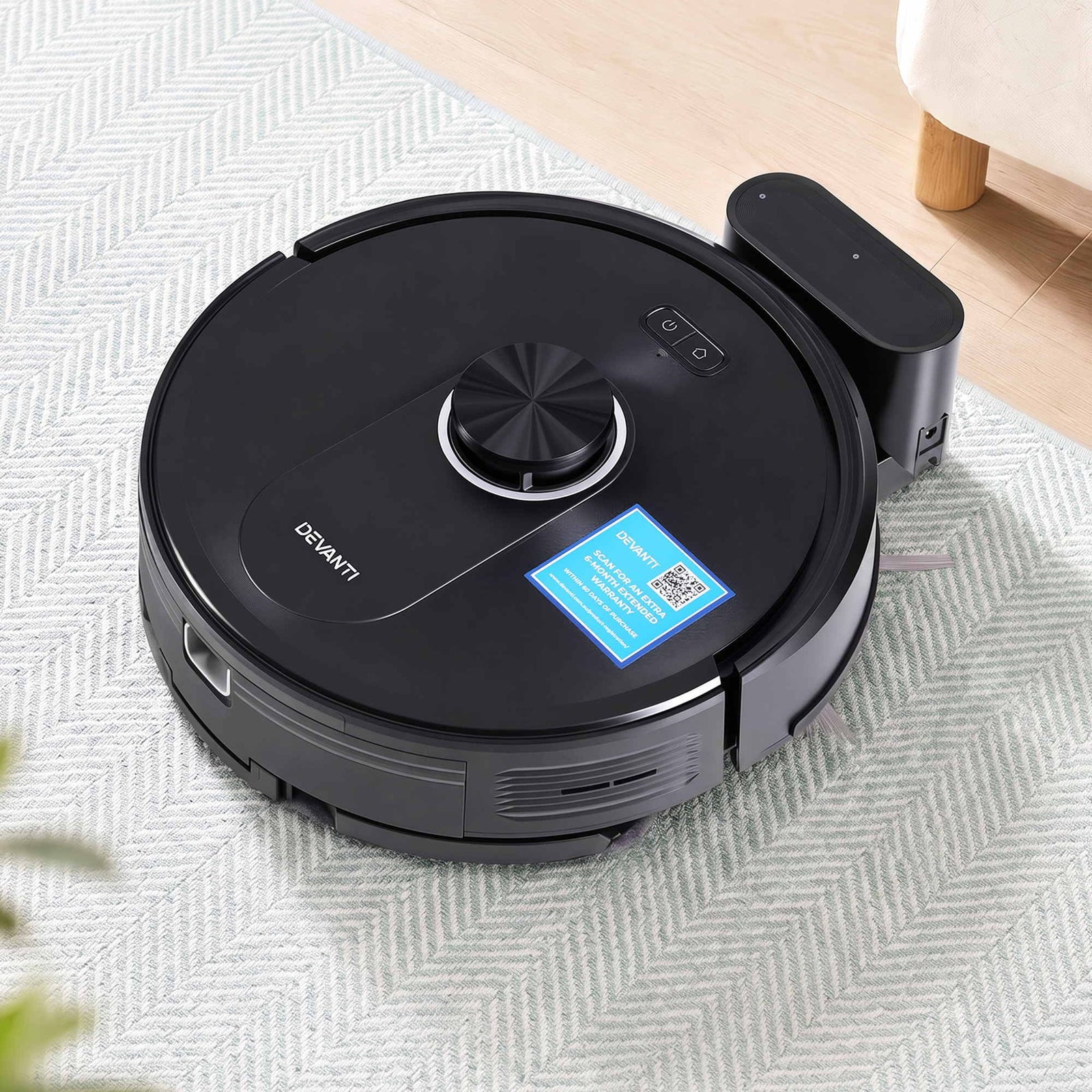 Robot Vacuum and Mop, APP Control 6000Pa LDS Laser 3-in-1 Cleaning