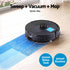 Robot Vacuum and Mop, Self-Empty APP Control 6000Pa LDS Laser 3in1