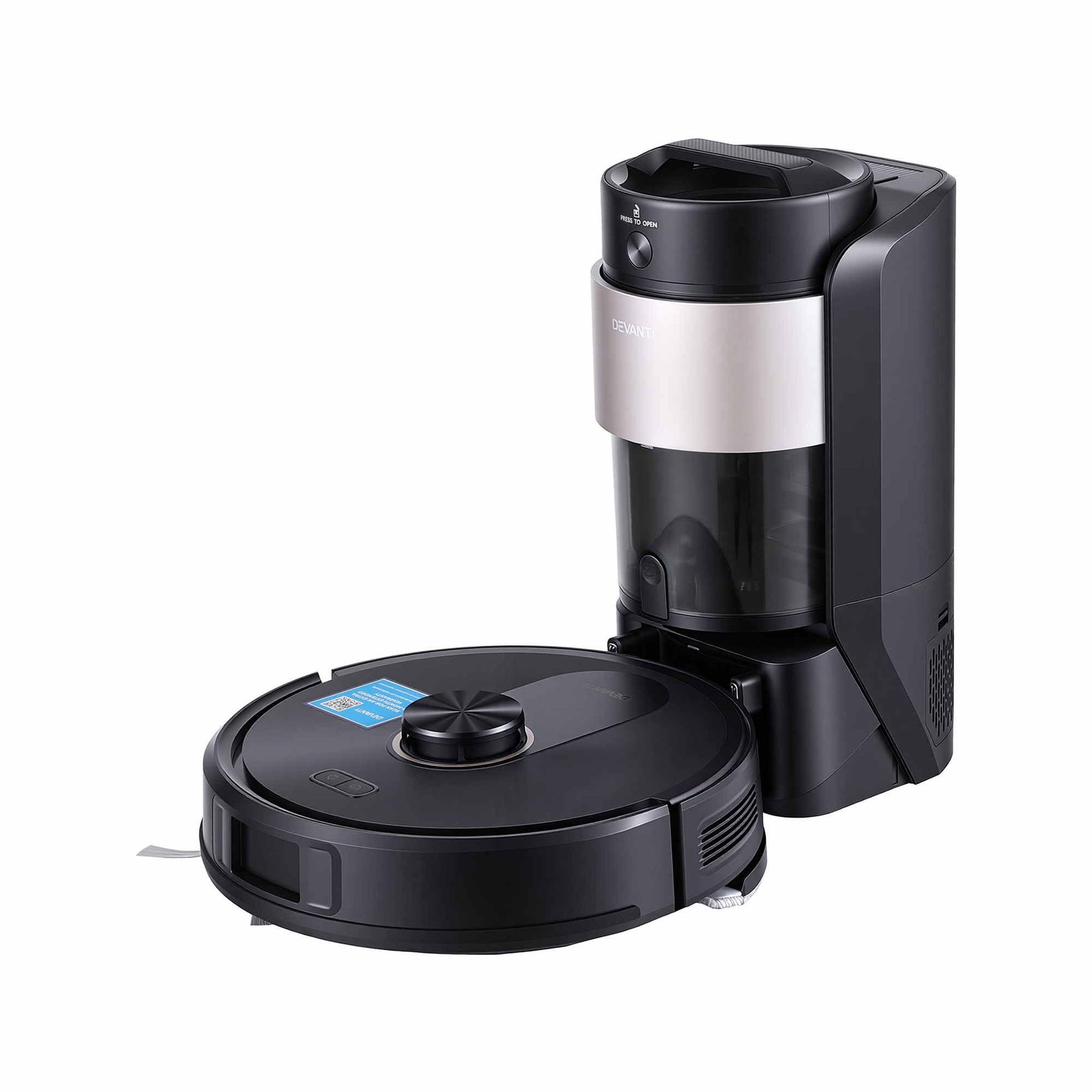 Robot Vacuum and Mop, Self-Empty APP Control 6000Pa LDS Laser 3in1