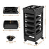 Embellir 6-Tier Salon Trolley Cart on Wheels Barber Mobile Hairdressing Cart
