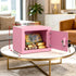 6.5L Small Safe Box with Key Lock for Cash Mini Home Security Safe Pink