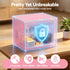 6.5L Small Safe Box with Key Lock for Cash Mini Home Security Safe Pink