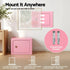 6.5L Small Safe Box with Key Lock for Cash Mini Home Security Safe Pink