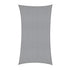 Sun Shade Sail Cloth 98% UV Block Outdoor Canopy Rectangle 2X5M Grey