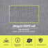 Sun Shade Sail Cloth 98% UV Block Outdoor Canopy Rectangle 2X5M Grey