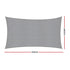 Instahut Sun Shade Sail Shadecloth Canopy Rectangle 280gsm 4x6m