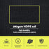 Sun Shade Sail Cloth 98% UV Block Outdoor Canopy Rectangle 5X6M Black