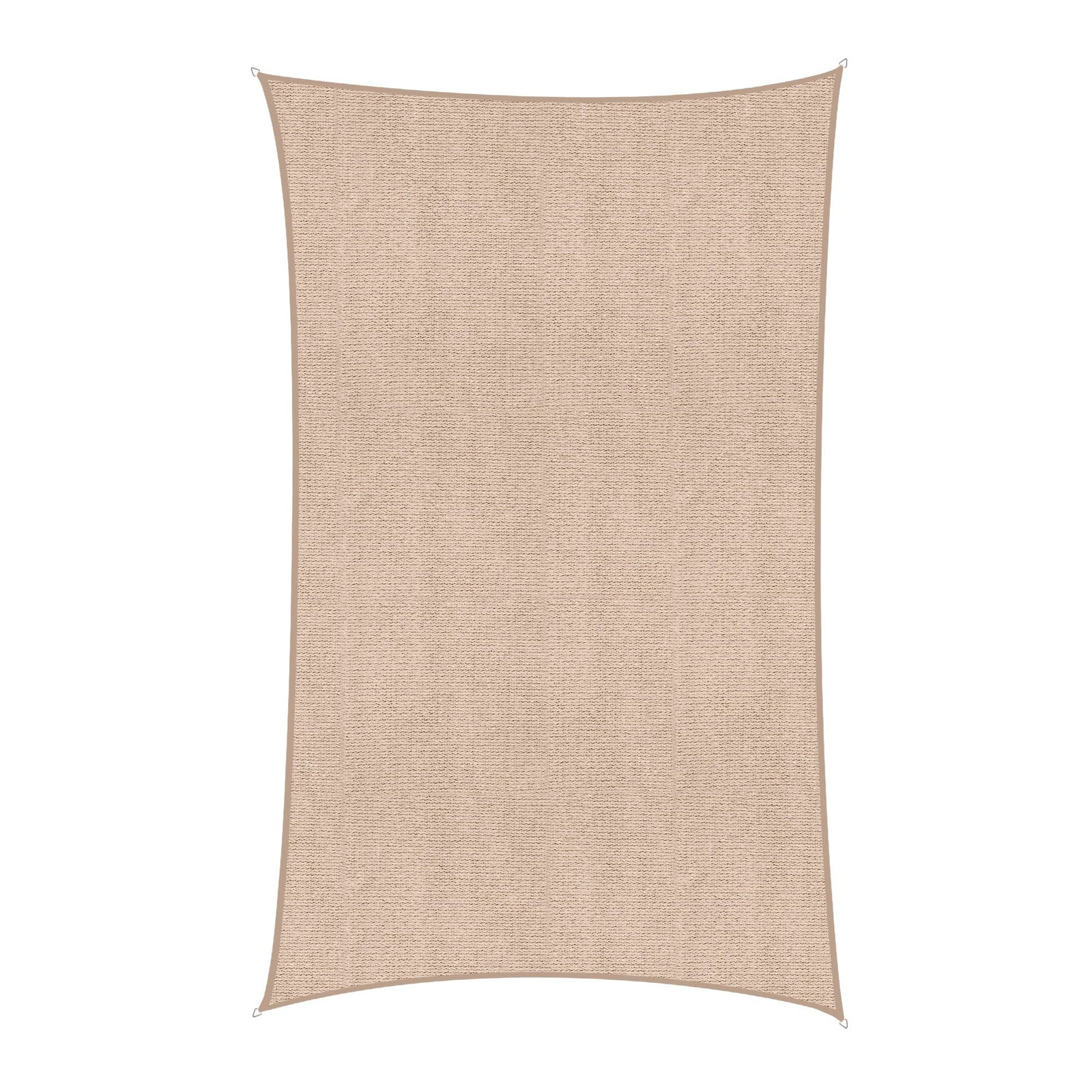 Sun Shade Sail Cloth 98% UV Block Outdoor Canopy Rectangle 5X9M Beige