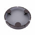 Kids Outdoor Sandpit Toys Sandbox 121cm Round Brown 3 Seats Cover Liner