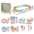 Kids Sandpit Set Beach Toys Sand Box Outdoor Backyard Play Area