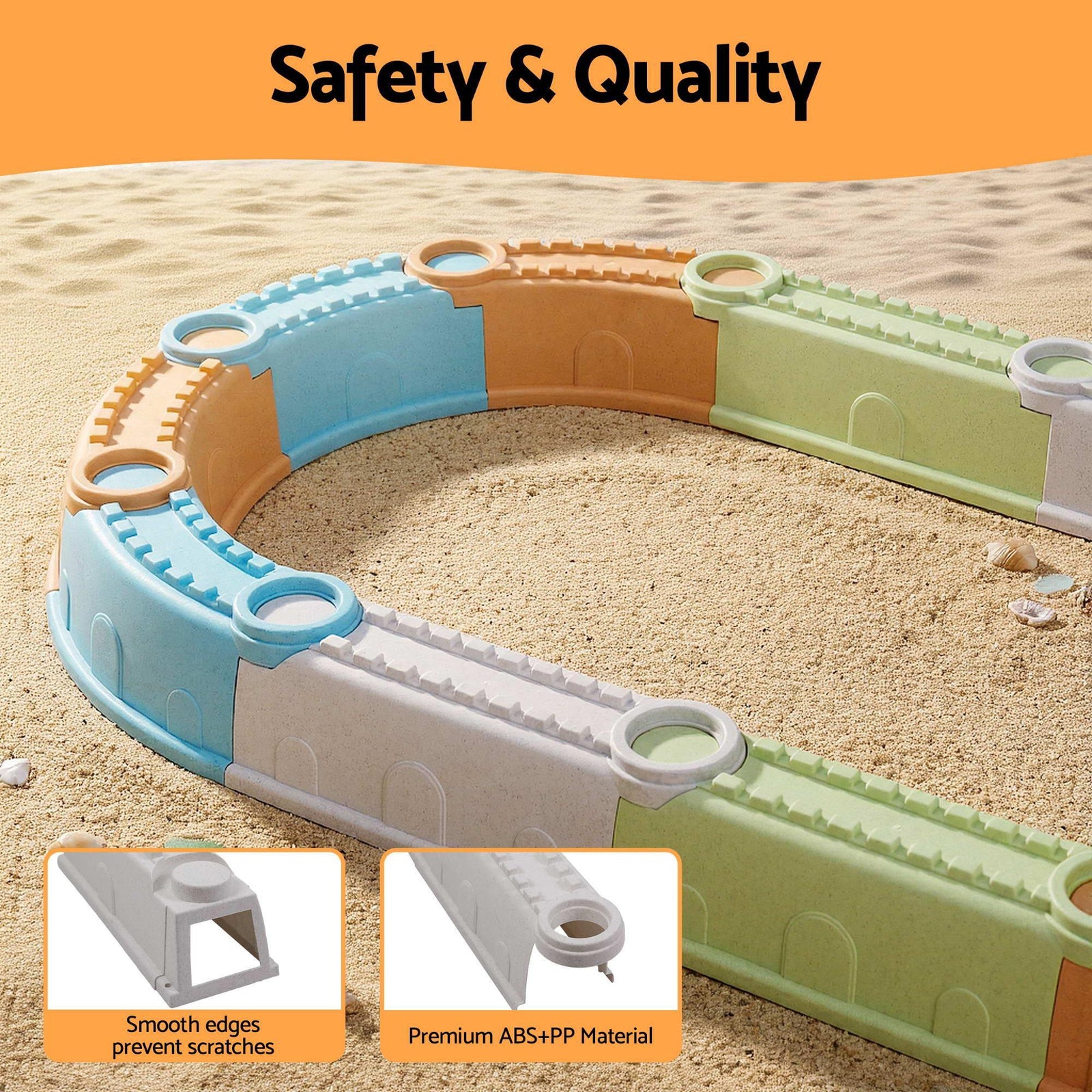 Kids Sandpit Set Beach Toys Sand Box Outdoor Backyard Play Area