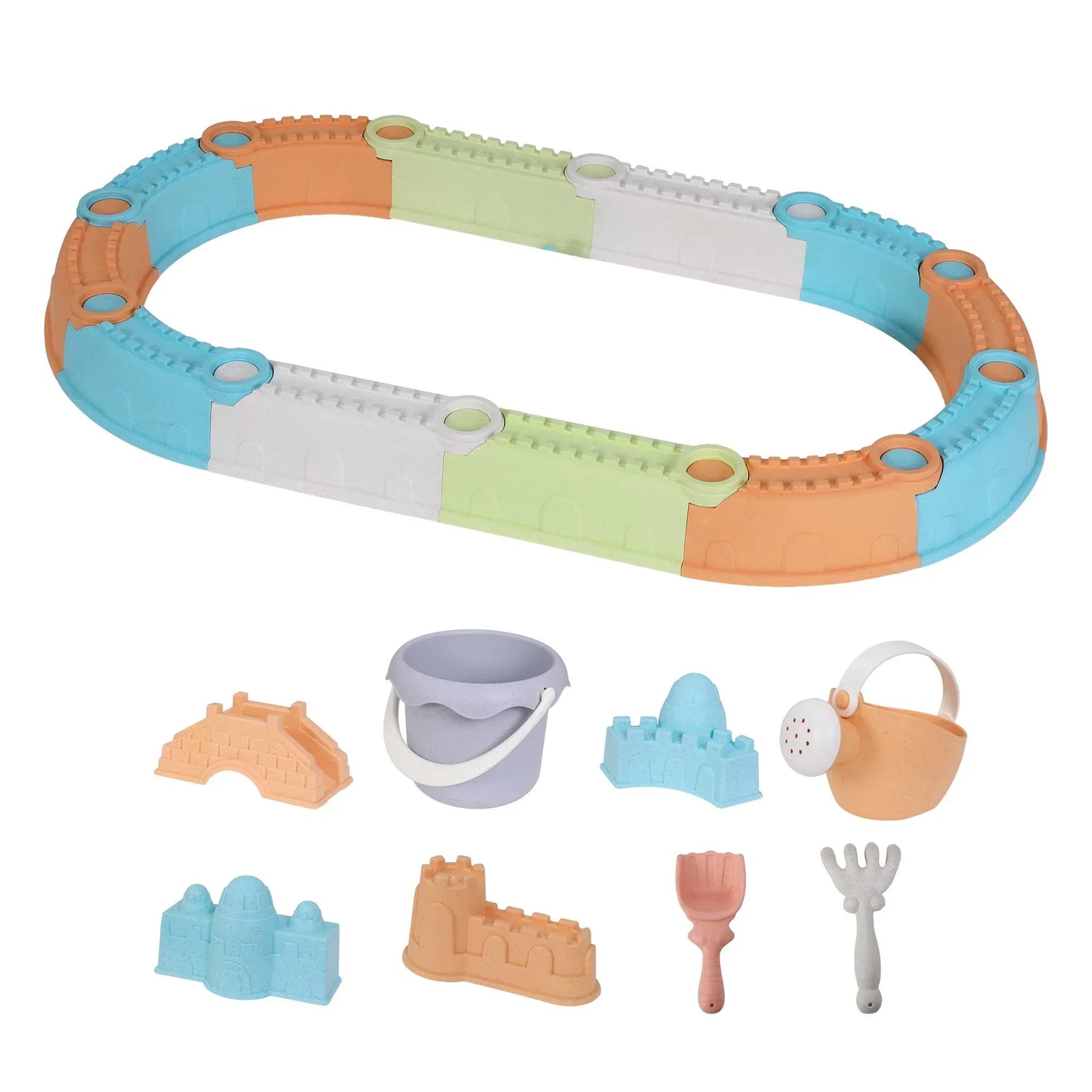 Kids Sandpit Set Beach Toys Sand Box Outdoor Backyard Play Area