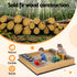 Wooden Sandpit Sand Pit Outdoor Kids Toy Box Mud Kitchen Sink Storage Bench