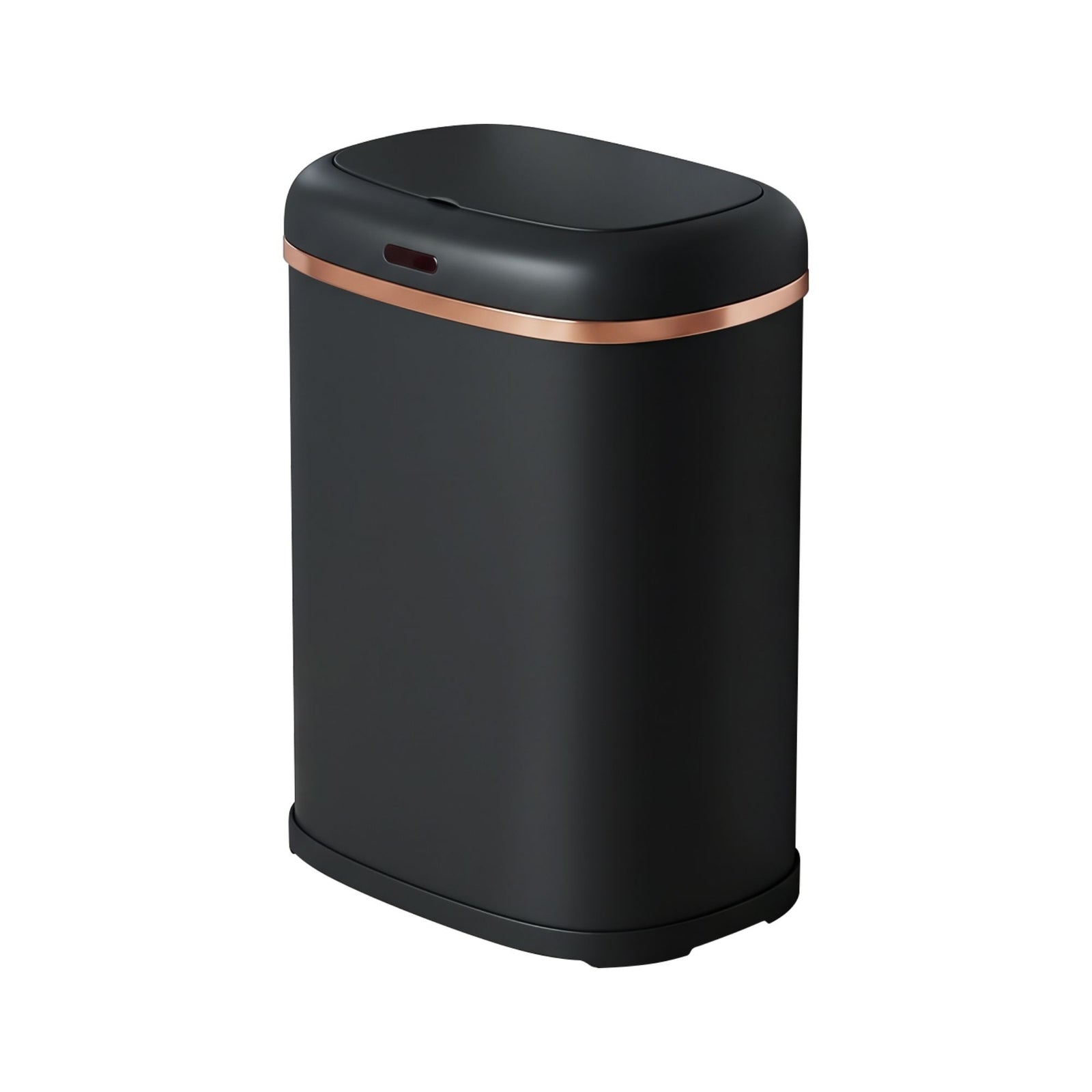38L Motion Sensor Bin Automatic Rubbish Waste Bin Black Steel Kitchen