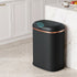 38L Motion Sensor Bin Automatic Rubbish Waste Bin Black Steel Kitchen
