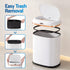 38L Motion Sensor Bin Automatic Rubbish Waste Bin White Hands Free Kitchen