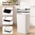 Devanti 50L Motion Sensor Trash Bin Automatic Kitchen Waste Dustbin White