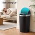 Devanti 50L Sensor Bin D-Shape Trash Can Kitchen Smart Rubbish Bin Black