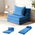 Convertible Folding Sofa Bed Armless Lounger Foam Floor Sofas Futons Couches