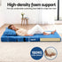 2 Pack Folding Sofa Bed Armless Lounger Foam Floor Sofas Futons Couches
