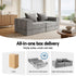 Artiss 5-in-1 Convertible Sofa Bed Floor Mattress Modular Boneless Curved Couch