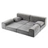 Artiss 5-in-1 Convertible Sofa Bed Floor Mattress Modular Boneless Curved Couch