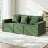 Modular 3-Seater Sofa Bed Convertible Sectional Floor Couch with Deep Seat