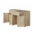 Sideboard High Gloss 4 Doors 2 Drawers Natural