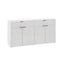 Sideboard High Gloss 4 Doors 2 Drawers White