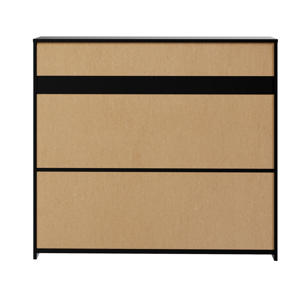 Buffet Sideboard LED RGB High Gloss 2 Doors Black