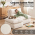 Artiss Lounge Chair Ottoman Single Sofa Couch Boneless Corduroy Chaise Footrest