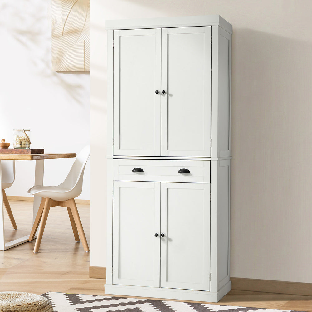Sideboard Cabinet Storage Cupboard Pantry Drawer 6-Tier Shelf