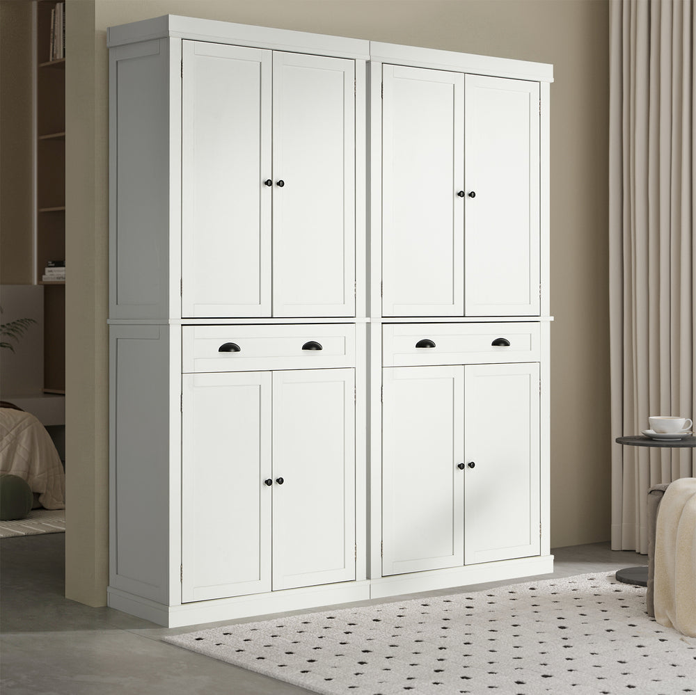 Sideboard Cabinet Storage Cupboard Pantry Drawer 6-Tier Shelf