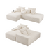 Artiss Double Chaise Lounge Sofa 2-Seater Modular Sofa Lounge Chair Couch Beige