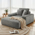Faux Fur Sofa Bed with Pocket Spring Core, High‑Density Foam & No Assembly