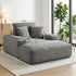 Faux Fur Sofa Bed with Pocket Spring Core, High‑Density Foam & No Assembly