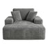 Faux Fur Sofa Bed with Pocket Spring Core, High‑Density Foam & No Assembly