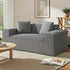 Artiss 2 Seater Sofa Loveseat Sofas Bed Couch No Assembly Corduroy Small Couches Apartement