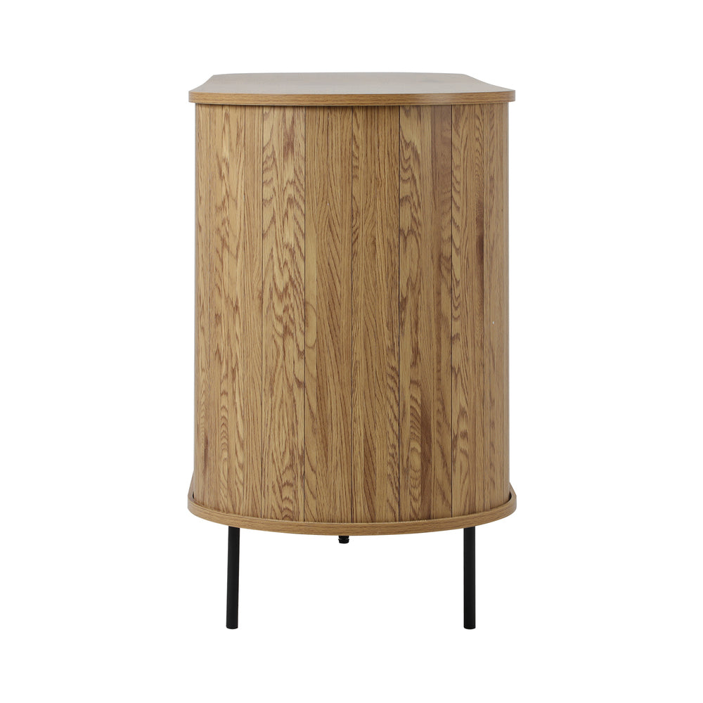 Buffet Sideboard Sliding Doors Pantry Cabinet Natural