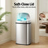 50L Motion Sensor Rubbish Bin Automatic Touchless Kitchen Trash Can Silver