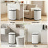 50L Motion Sensor Rubbish Bin Automatic Touchless Kitchen Trash Can White